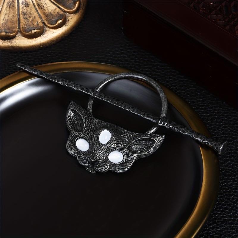 PRE-ORDER - Metal Hair Accessories - Wolf - Moon - Tree of life