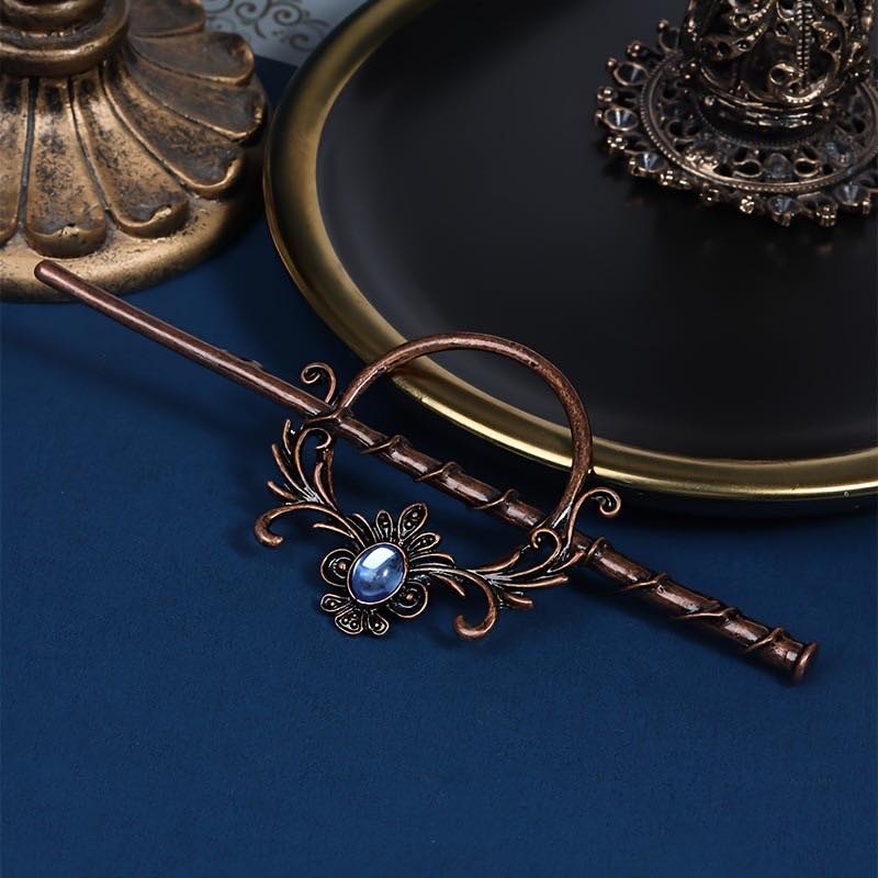PRE-ORDER - Metal Hair Accessories - Wolf - Moon - Tree of life