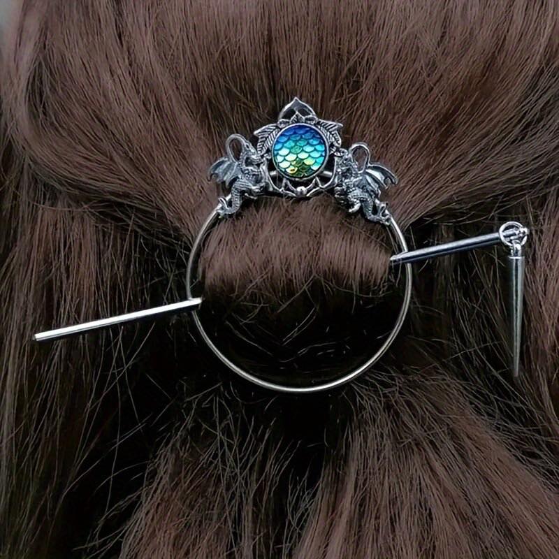 PRE-ORDER - Metal Hair Accessories - Wolf - Moon - Tree of life