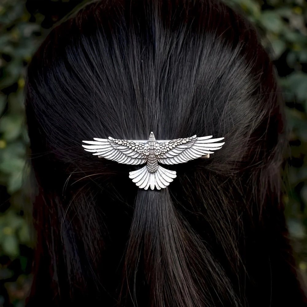 PRE-ORDER - Metal Hair Accessories - Wolf - Moon - Tree of life