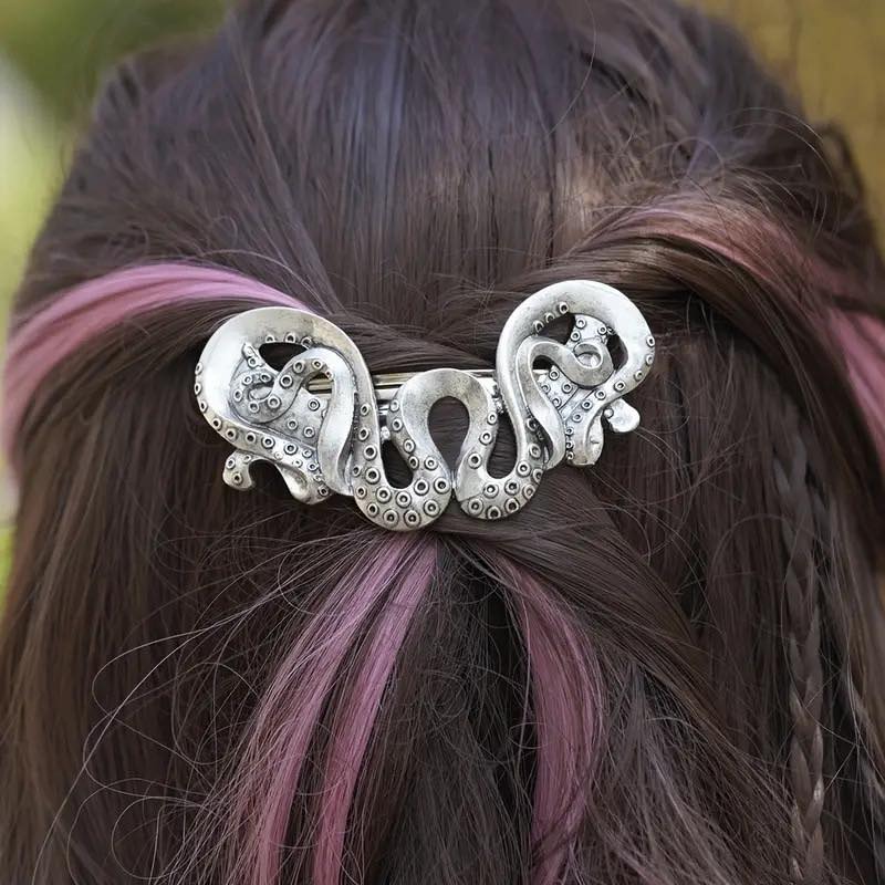 PRE-ORDER - Metal Hair Accessories - Wolf - Moon - Tree of life