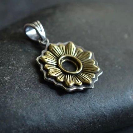 925 Silver Pendant Setting TB-YJJ-P012