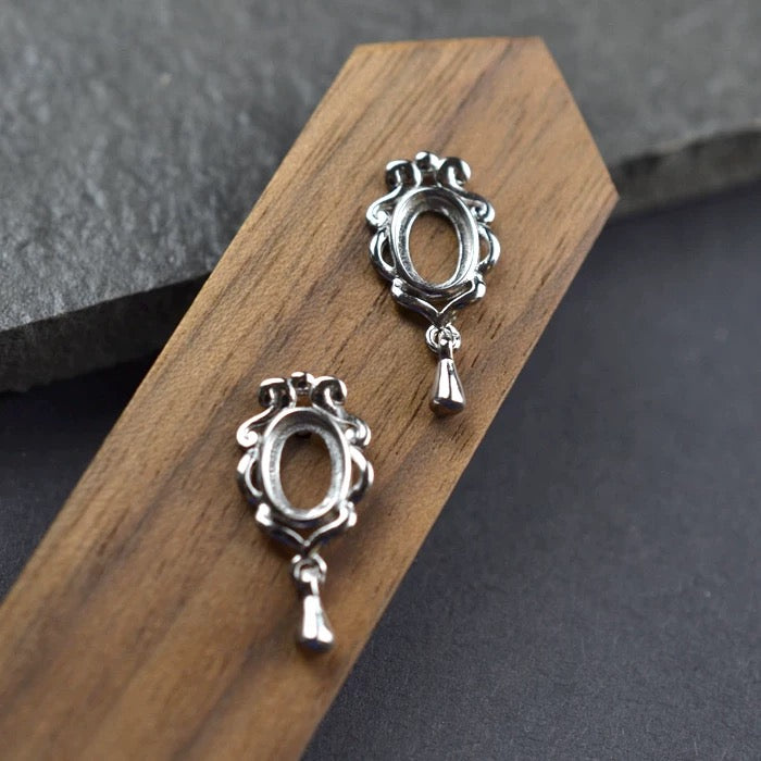 925 Silver Earring Setting TB-YJJ-E001