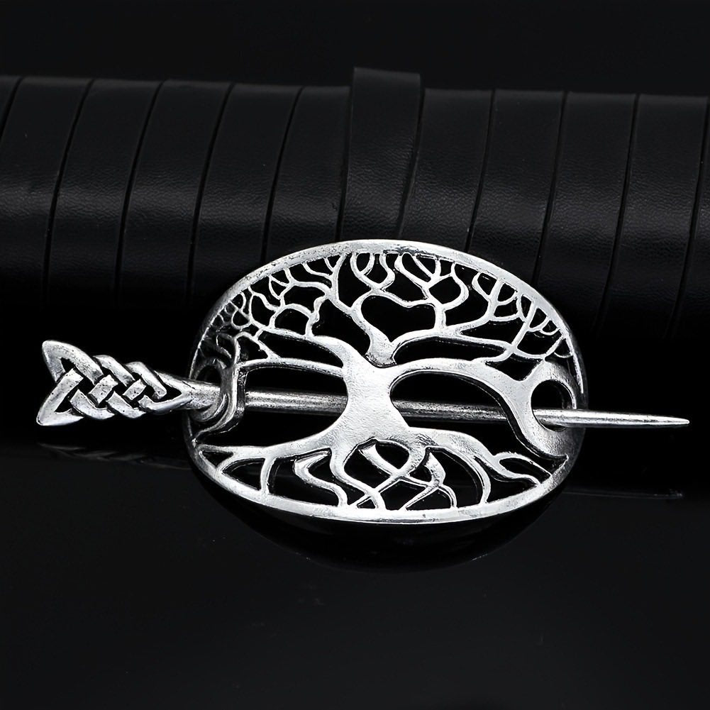 PRE-ORDER - Metal Hair Accessories - Wolf - Moon - Tree of life