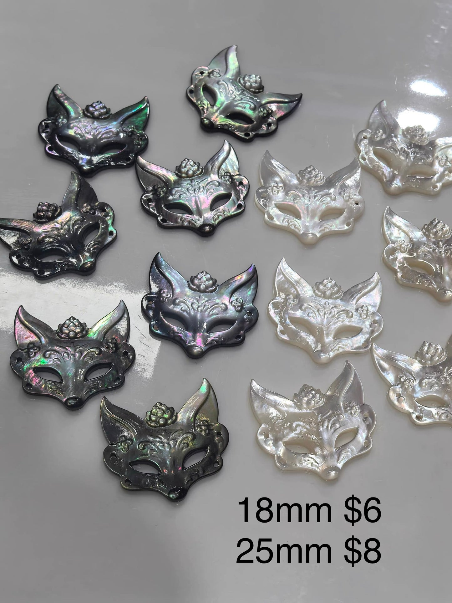 OVERSEAS ORDER - MOP Fox Mask 18mm 25mm