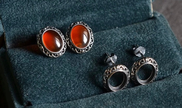 925 Silver Earring Setting TB-YJJ-E005