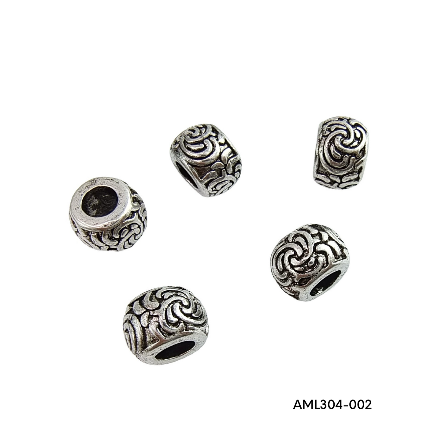 PRE-ORDER - WAREHOUSE - 304 Stainless - Bead - Hair Bead - Big Hole Bead