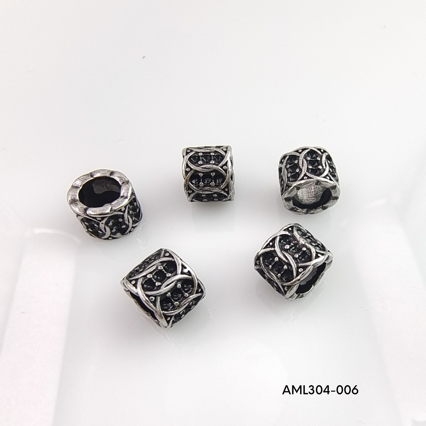 PRE-ORDER - WAREHOUSE - 304 Stainless - Bead - Hair Bead - Big Hole Bead