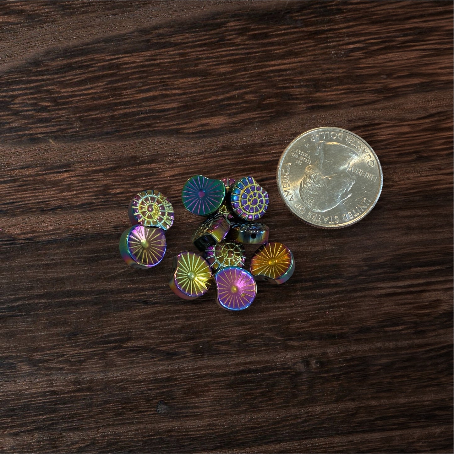 Loose Bead - Hematite - Tree - Skull - Shell