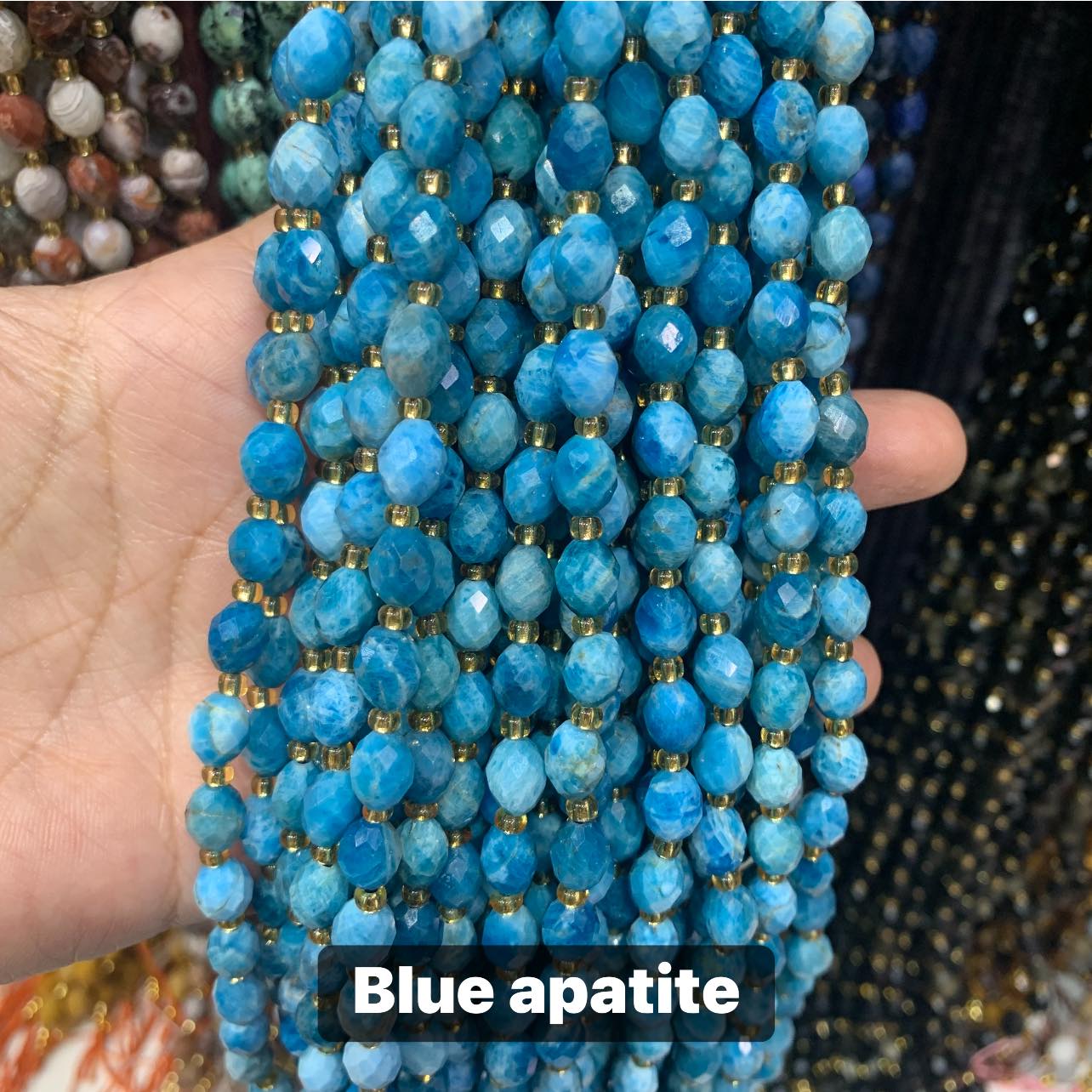 PRE-ORDER - WAREHOUSE - FACETED OVAL - BEAD STRAND