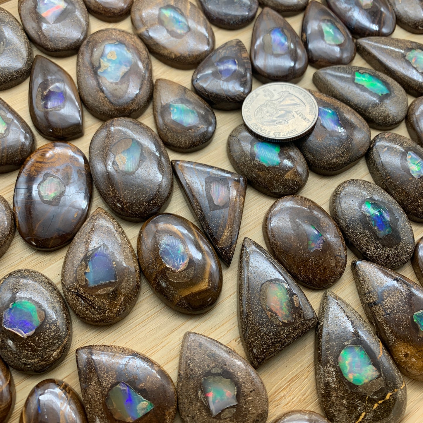 Boulder Opal Cabochon - Medium - Oval - Teardrop