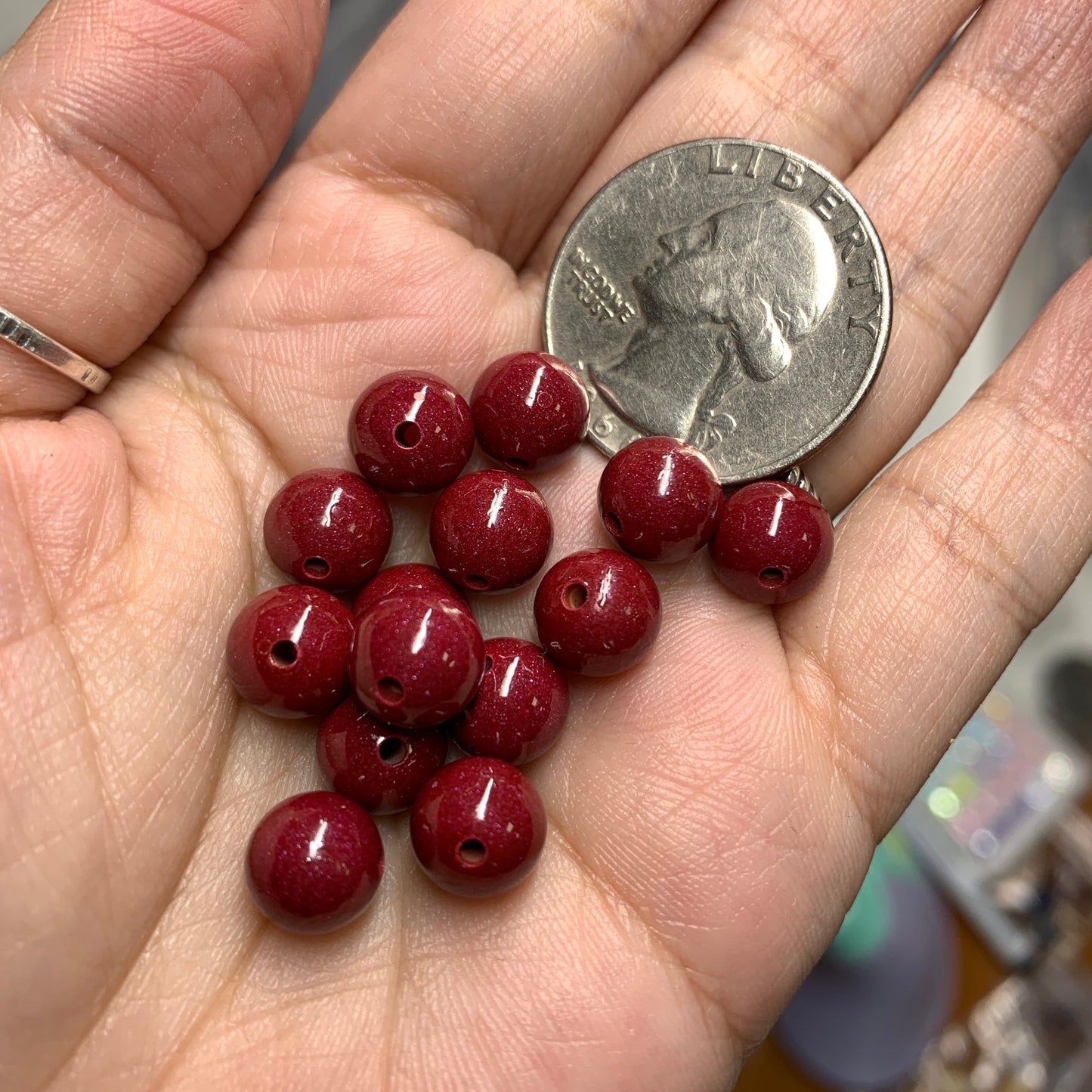 Cinnabar - 8mm - Bead