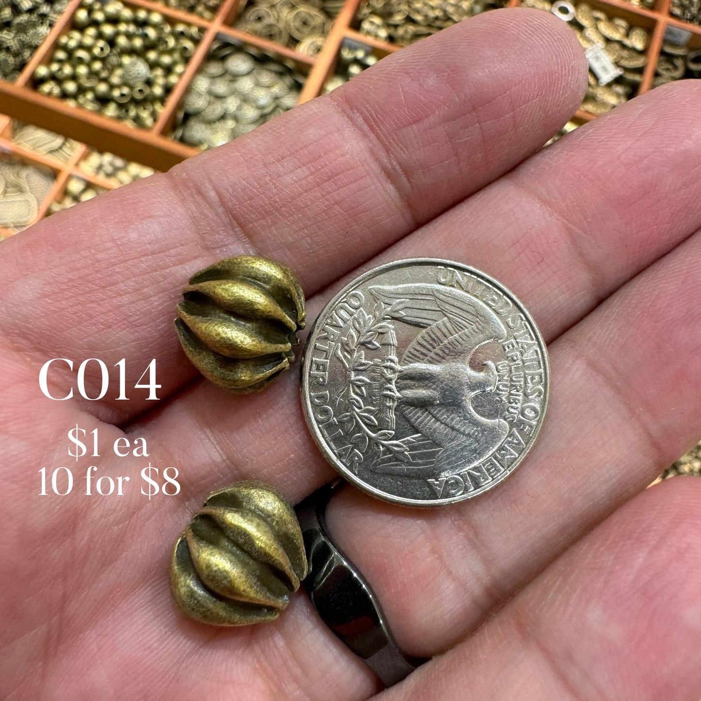 Copper Bead - C014
