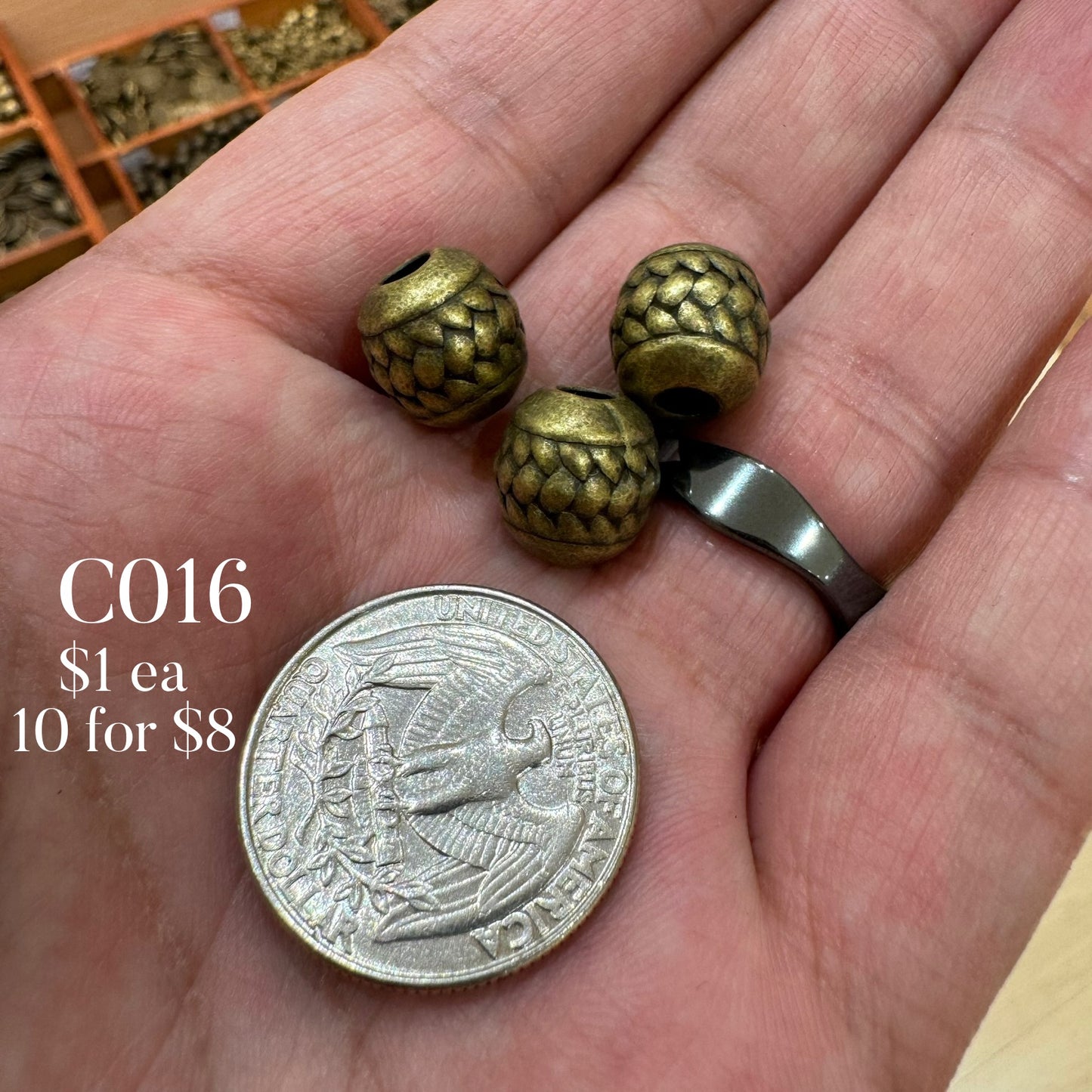 Copper Bead - C016