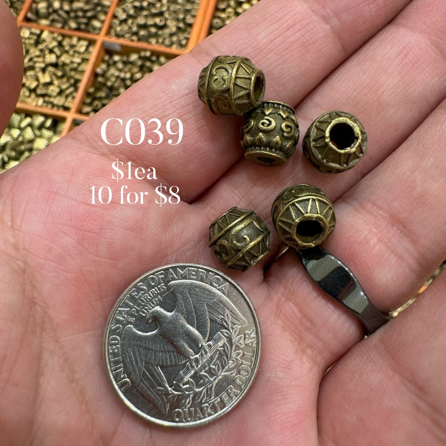 Copper Bead - C039