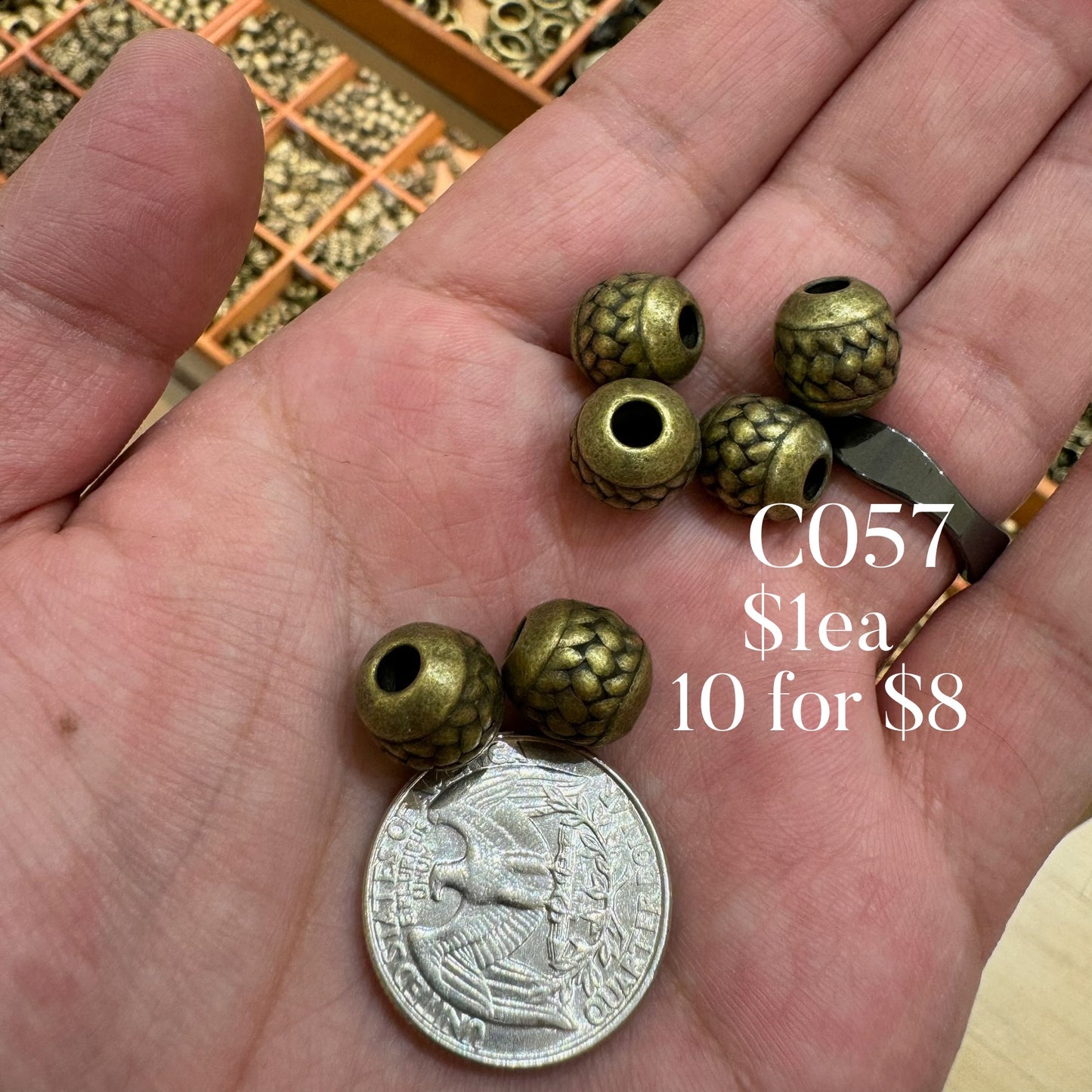 Copper Bead - C057
