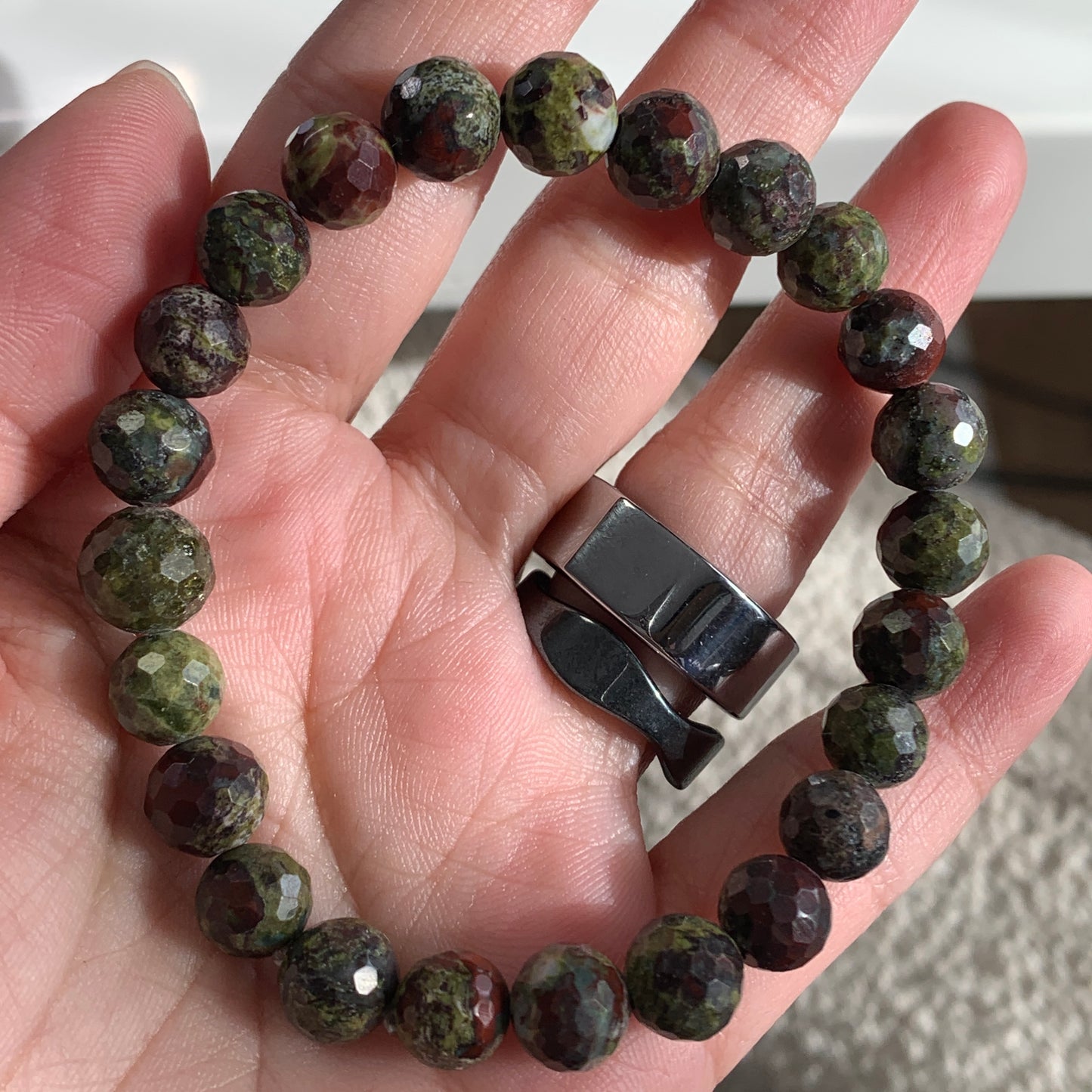 Natural Crystal Faceted Bracelet