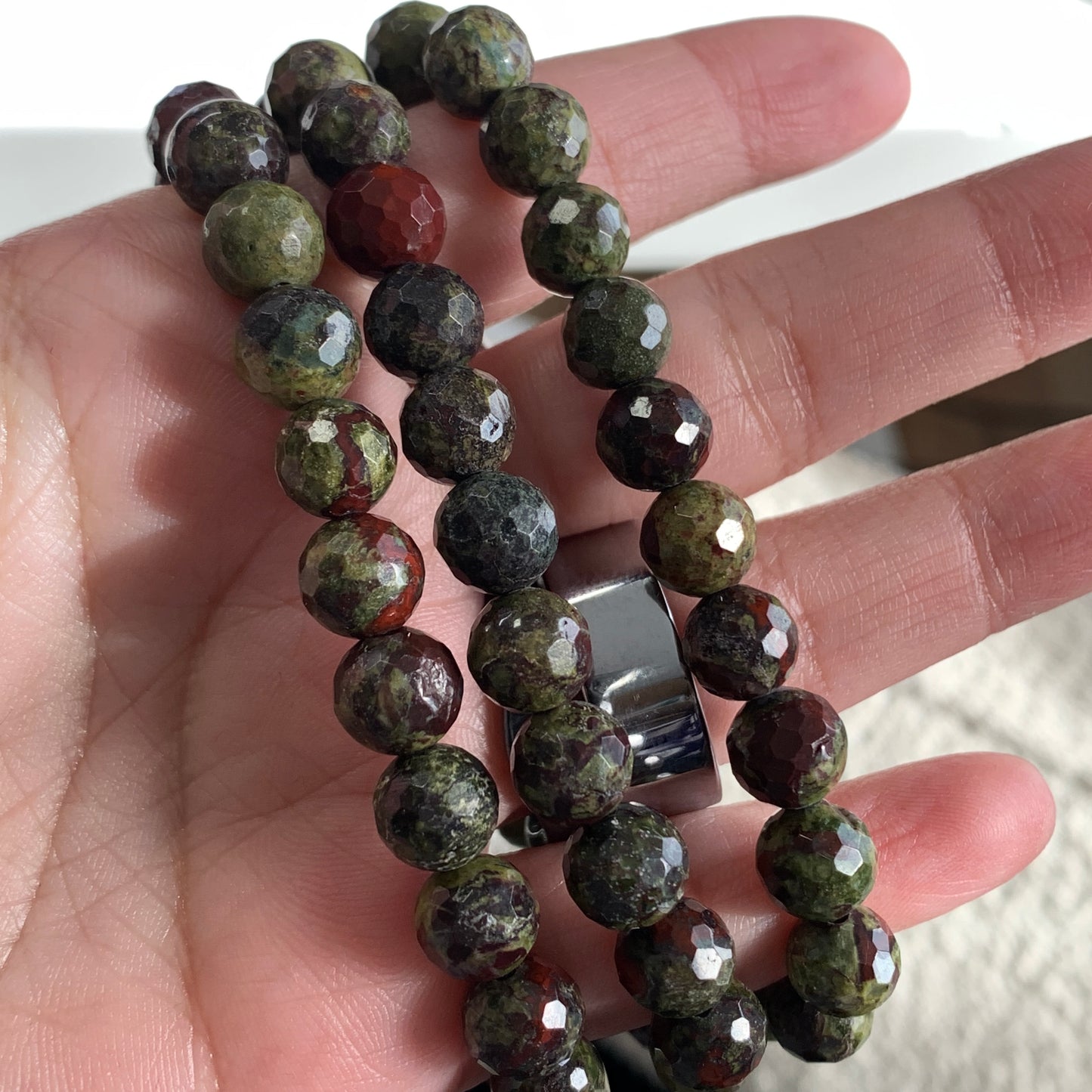 Natural Crystal Faceted Bracelet
