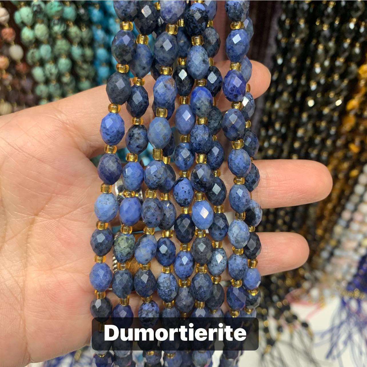 PRE-ORDER - WAREHOUSE - FACETED OVAL - BEAD STRAND