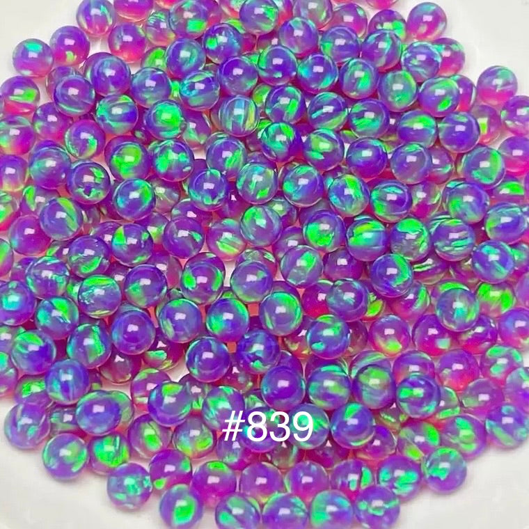OVERSEAS ORDER - Jelly Opal Bead *NO HOLE* 4mm 5mm