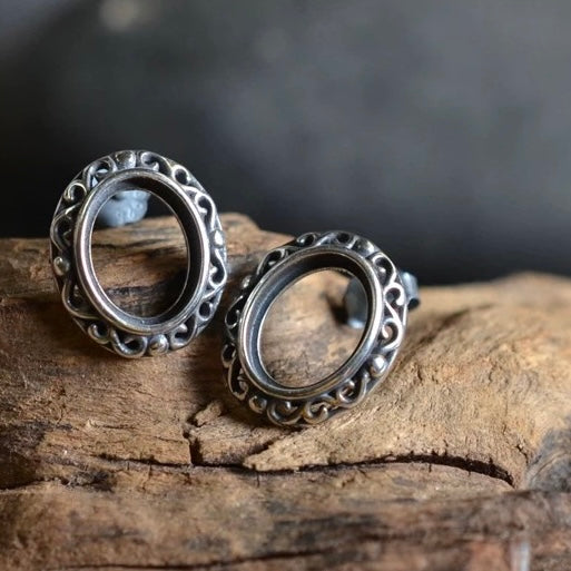 925 Silver Earring Setting TB-YJJ-E005