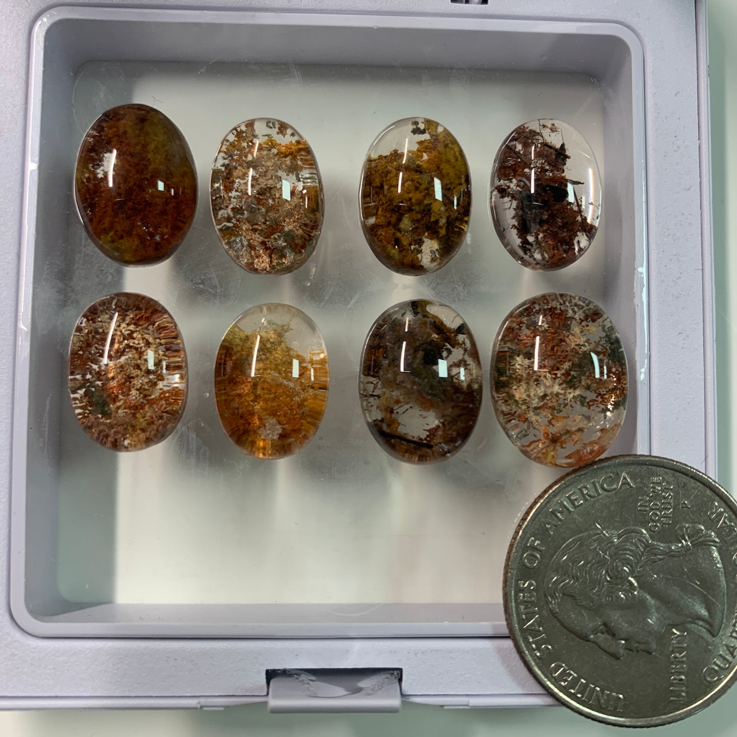 Garden Quartz Cabochon - Oval - $8