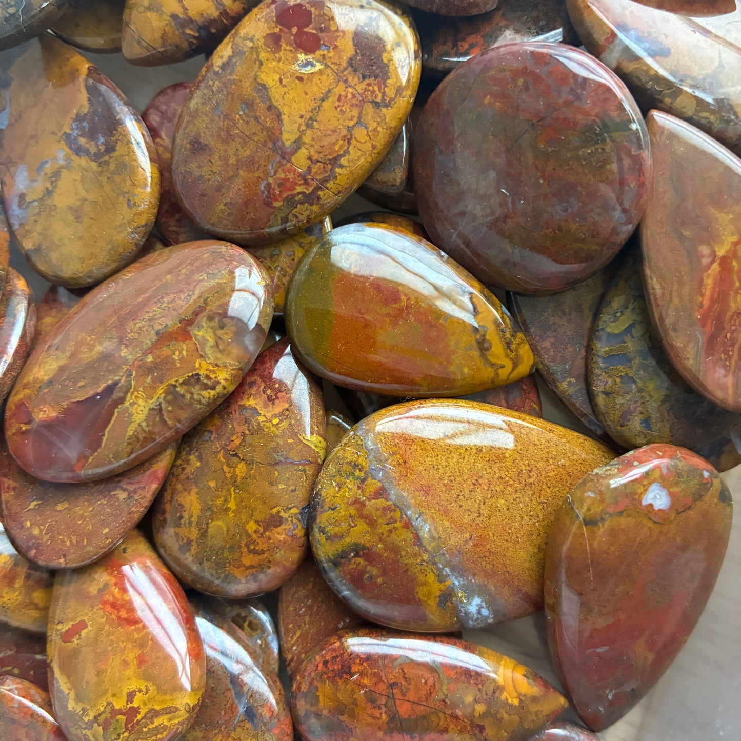 Seam Agate Cabochon - Oval - Round - Marquise - Teardrop