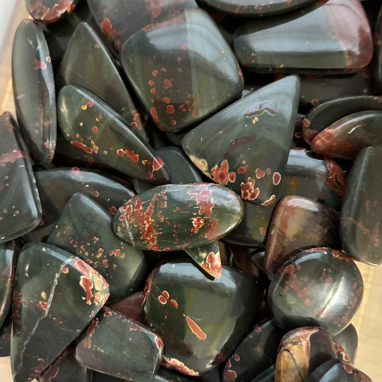 Cherry Creek Jasper Cabochon - Teardrop Oval Round Square Marquise Triangle Freeform