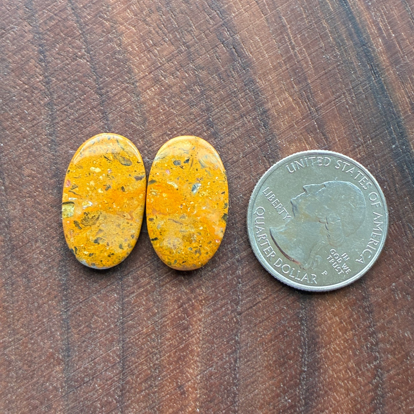 Bumblebee Jasper - Cabochon Pair - Rectangle - Oval - Teardrop