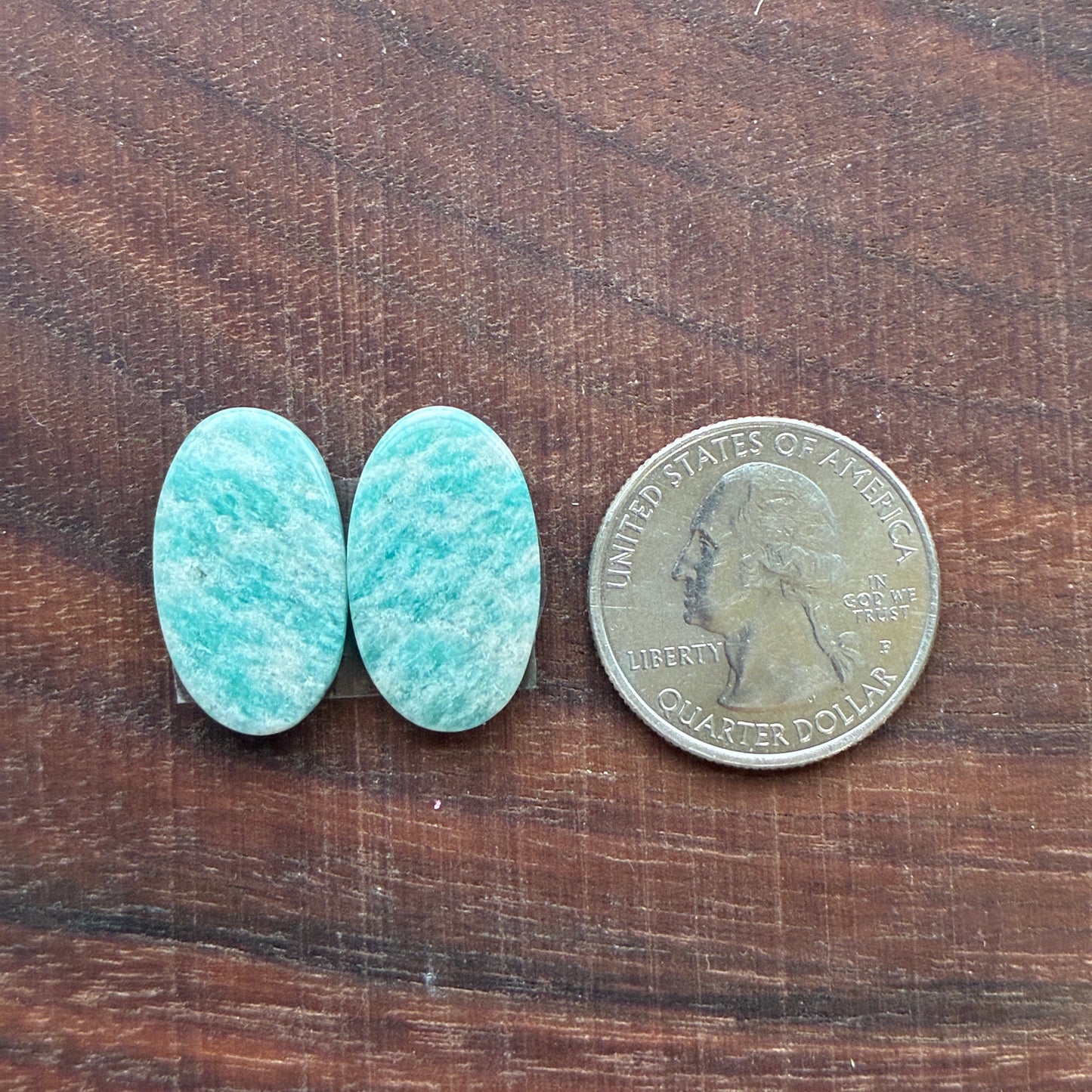 Amazonite - Cabochon Pair - Oval - Teardrop - Marquise - Round