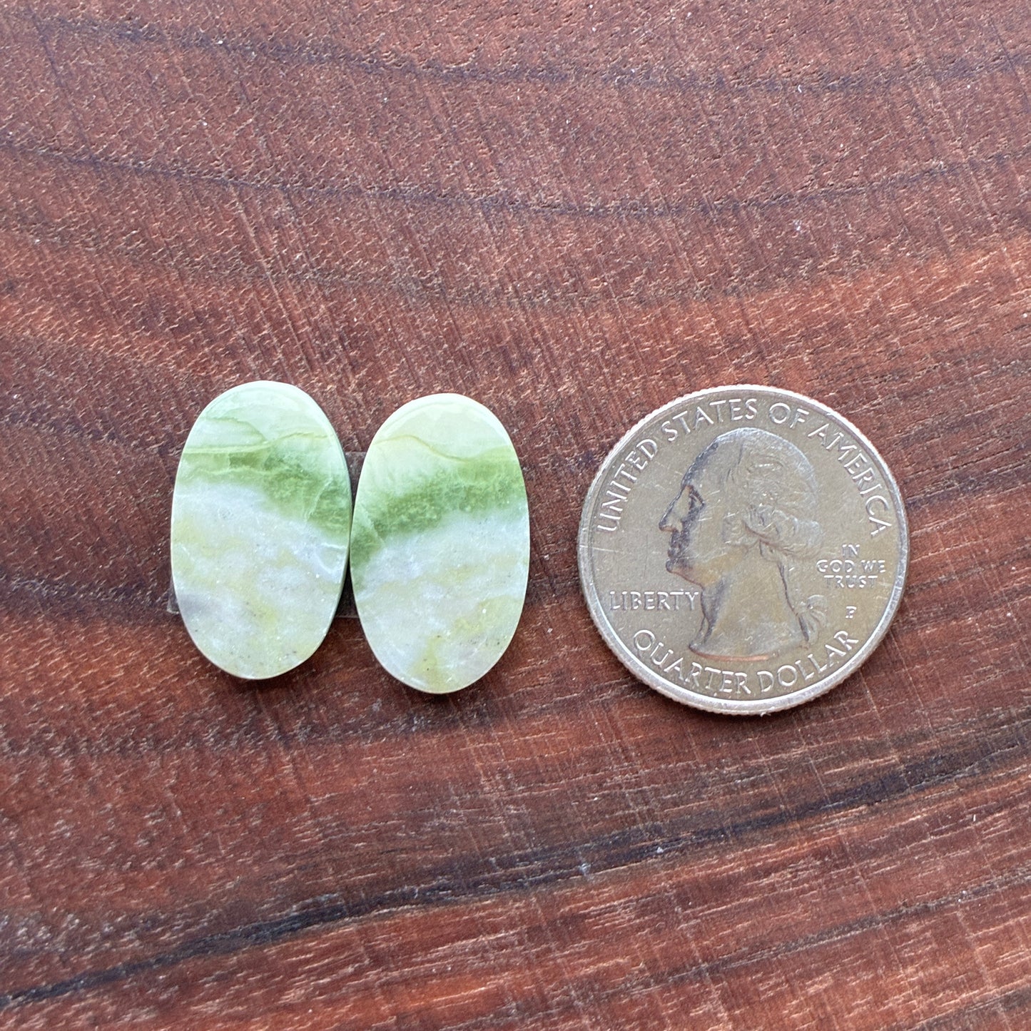 Serpentine - Cabochon Pair - Oval - Teardrop - Round