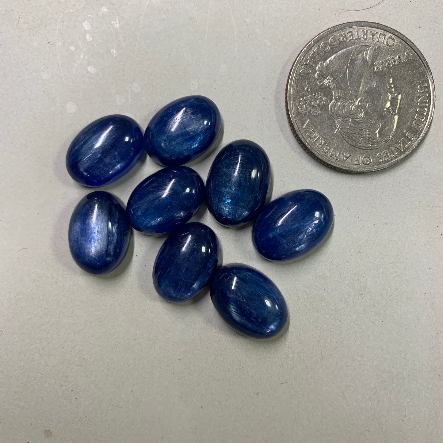 Kyanite Cabochon - Small Oval - Ring Size