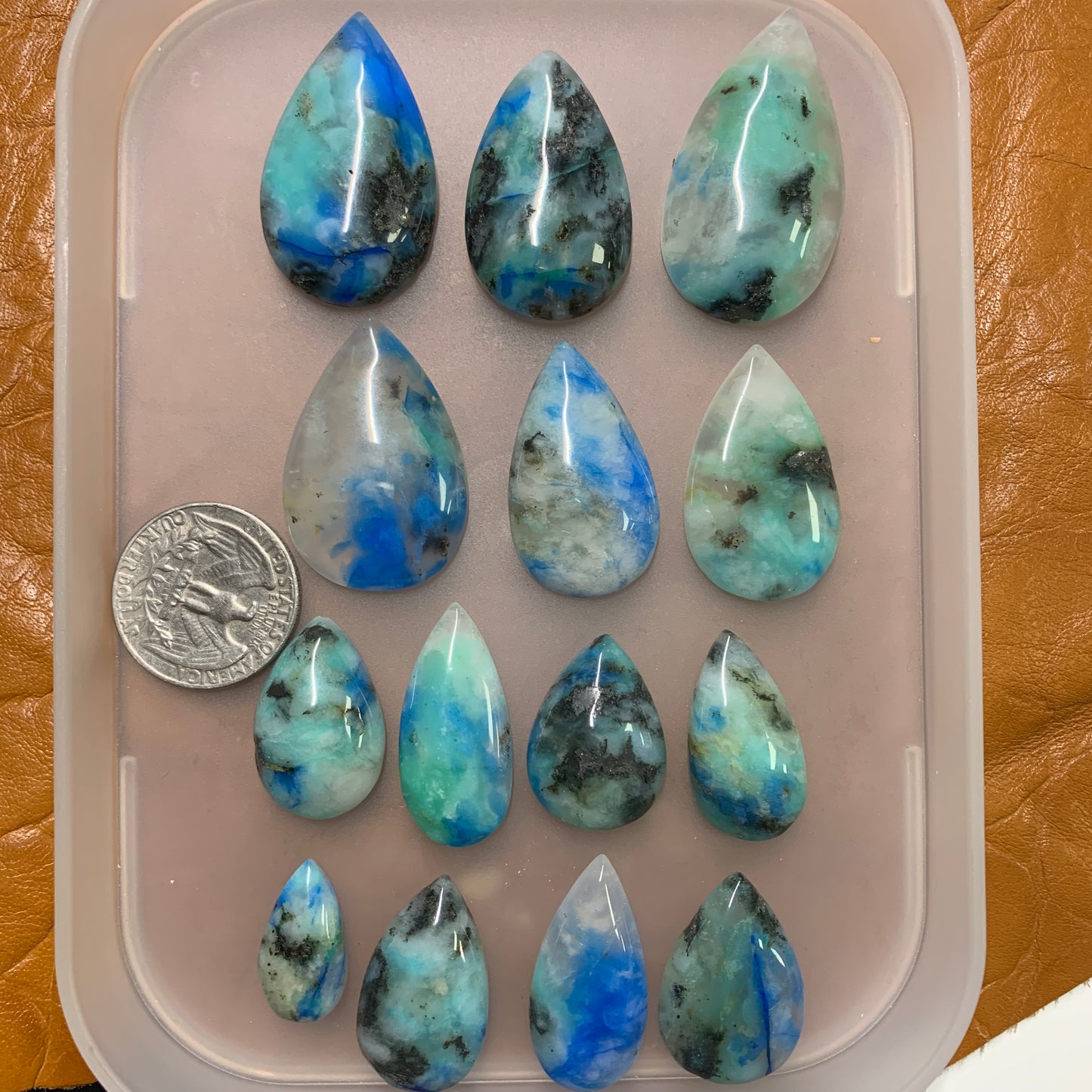 Phoenix Stone Cabochon - Teardrop