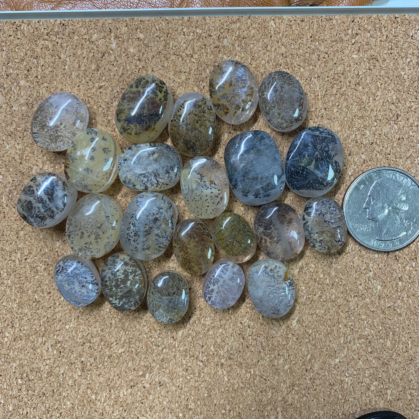 Dendritic Quartz Cabochon - Oval