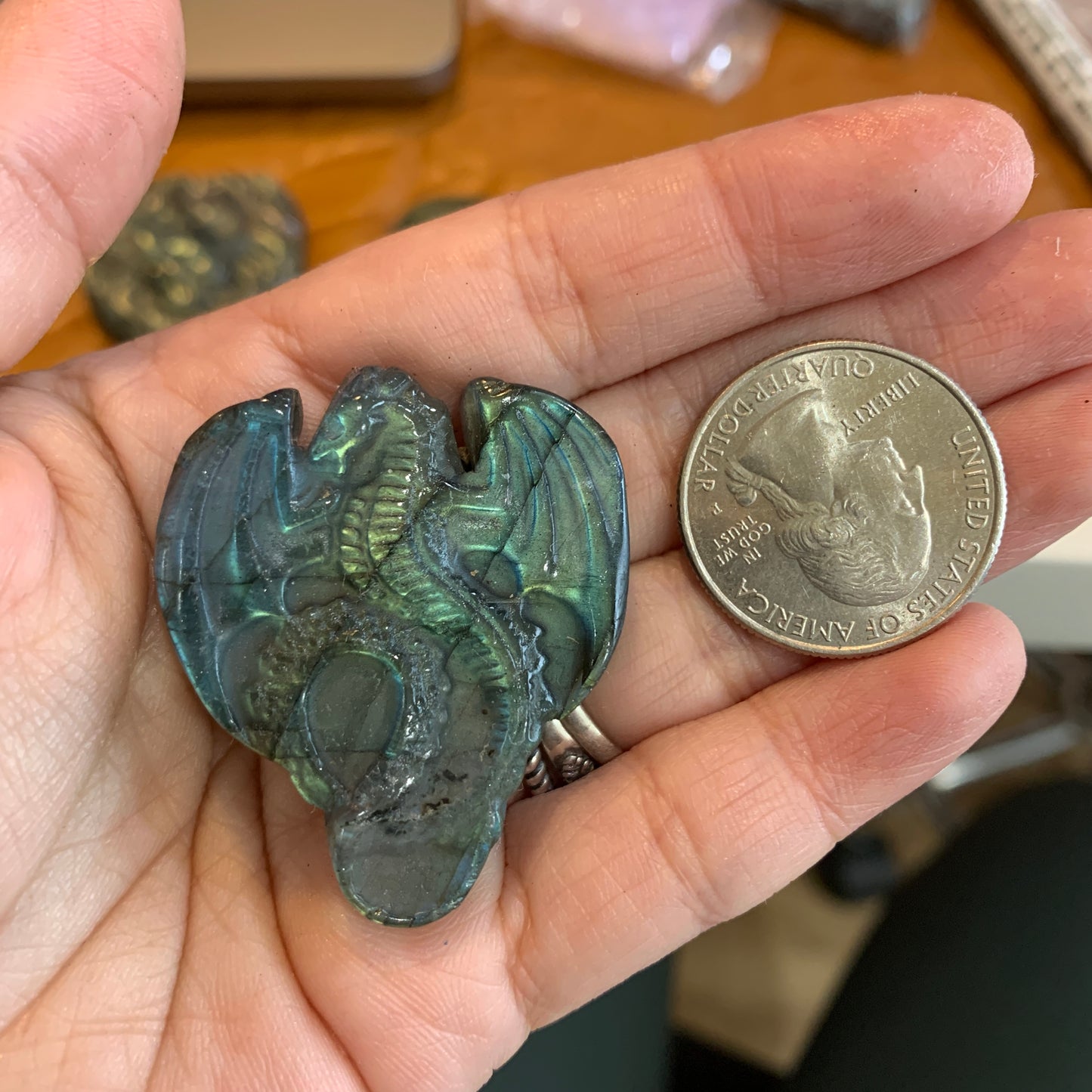 Labradorite Carving $14