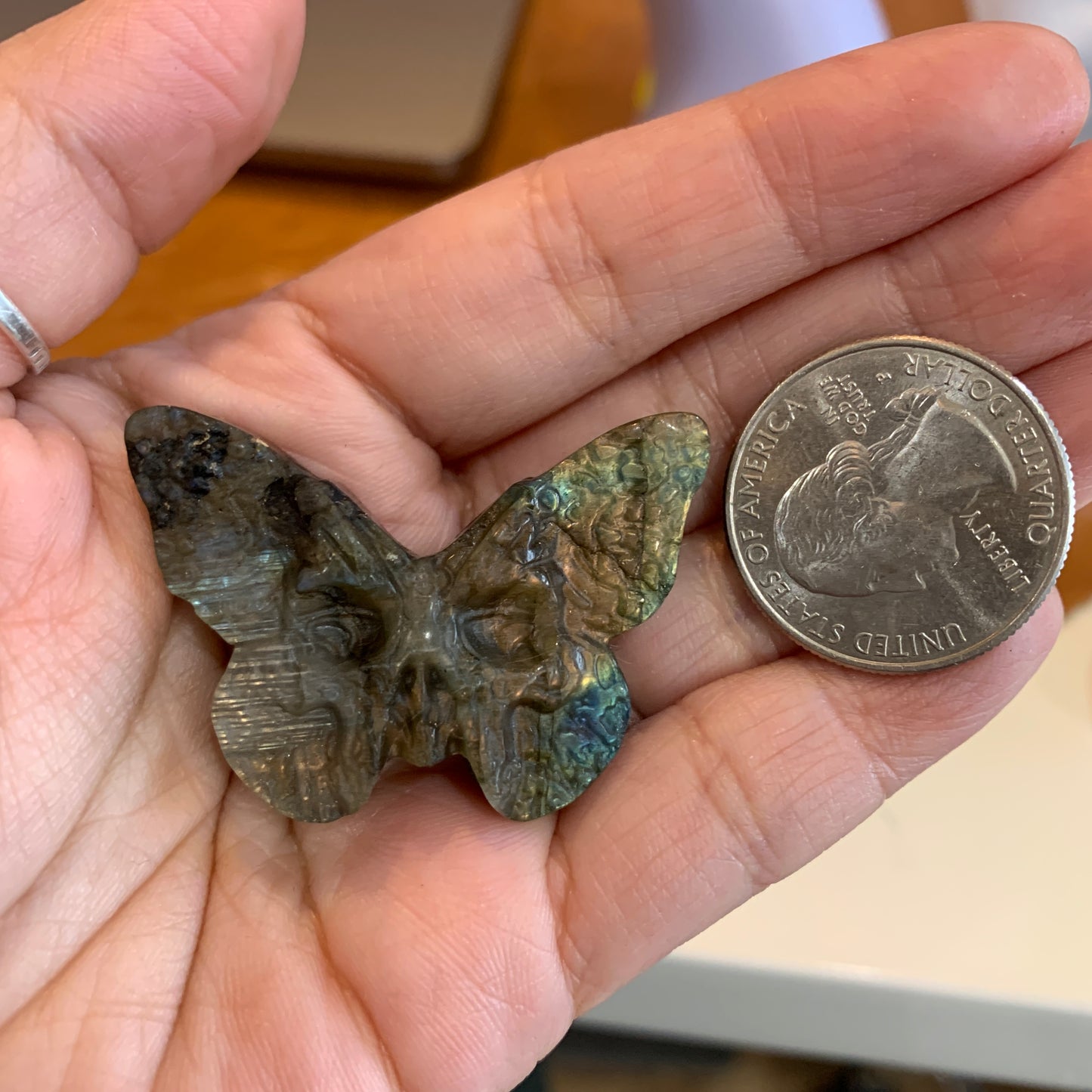 Labradorite Carving $10