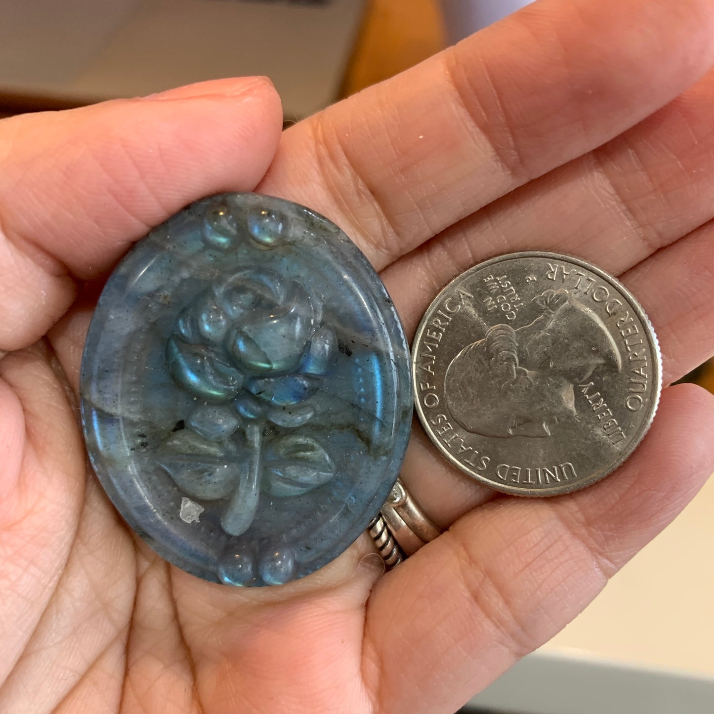 Labradorite Carving $10