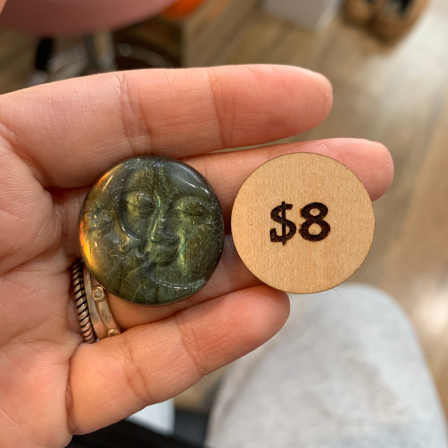 Labradorite Carving $8