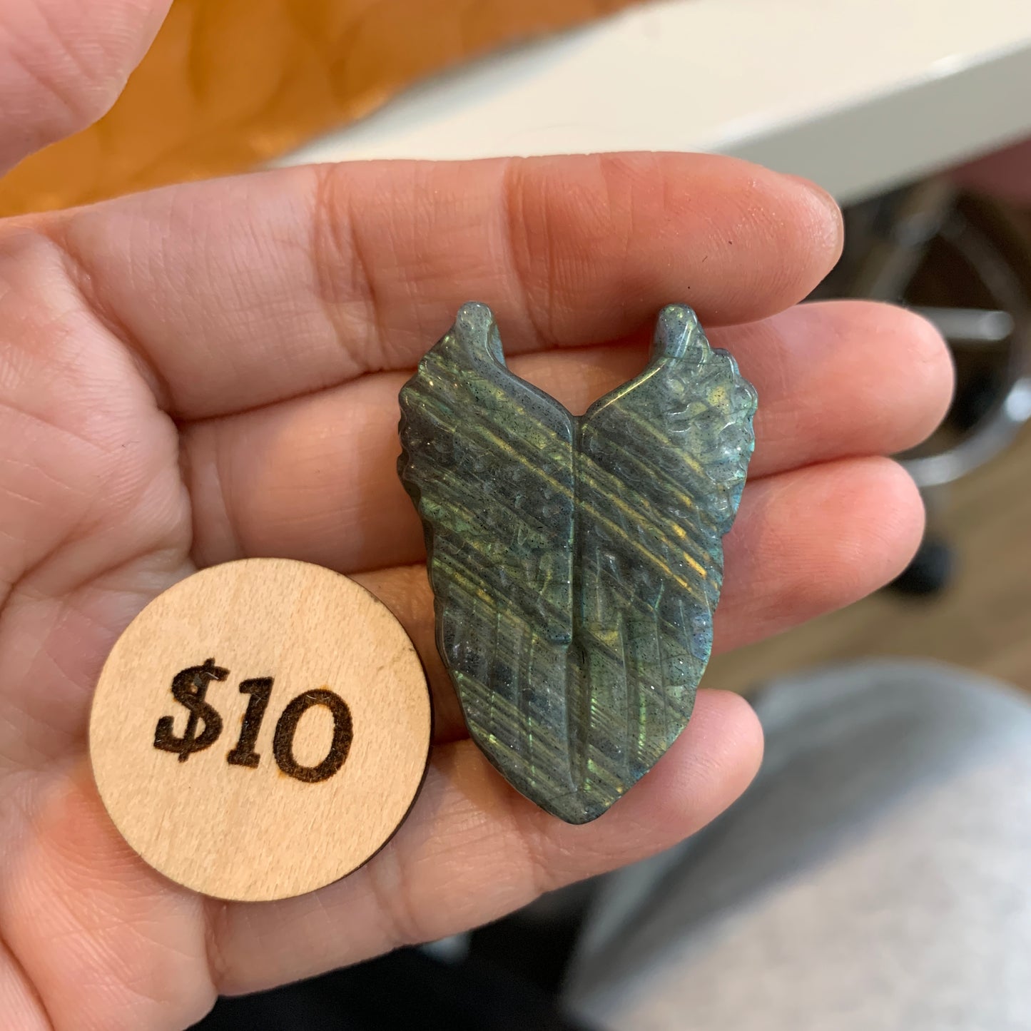 Labradorite Carving $10