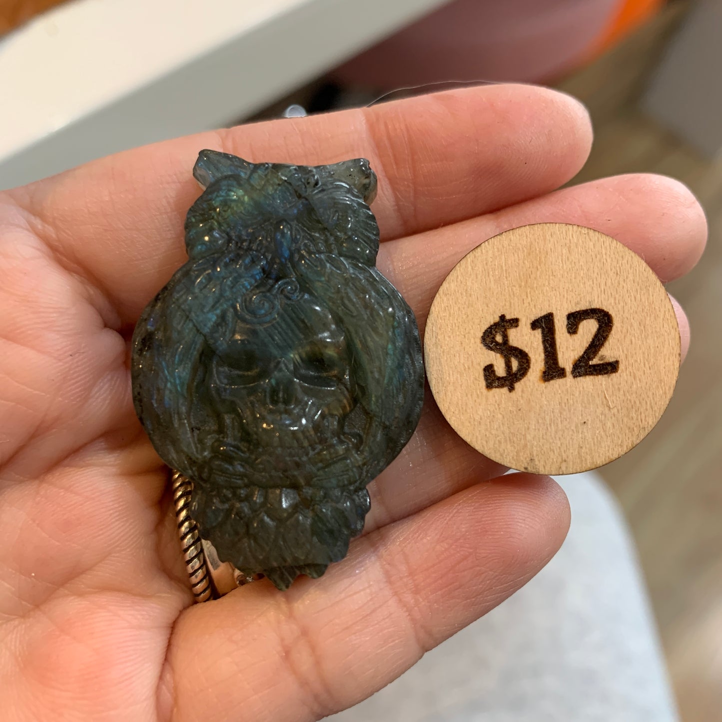 Labradorite Carving $12