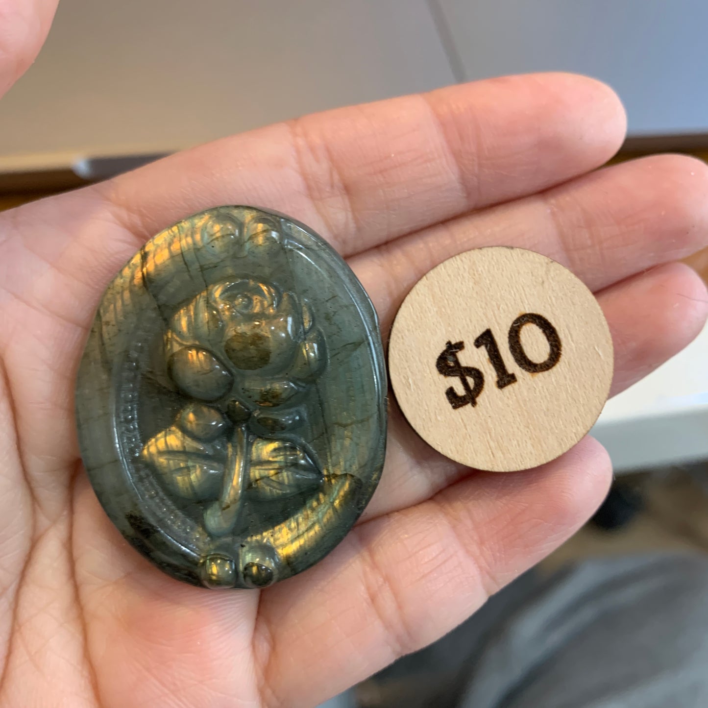 Labradorite Carving $10