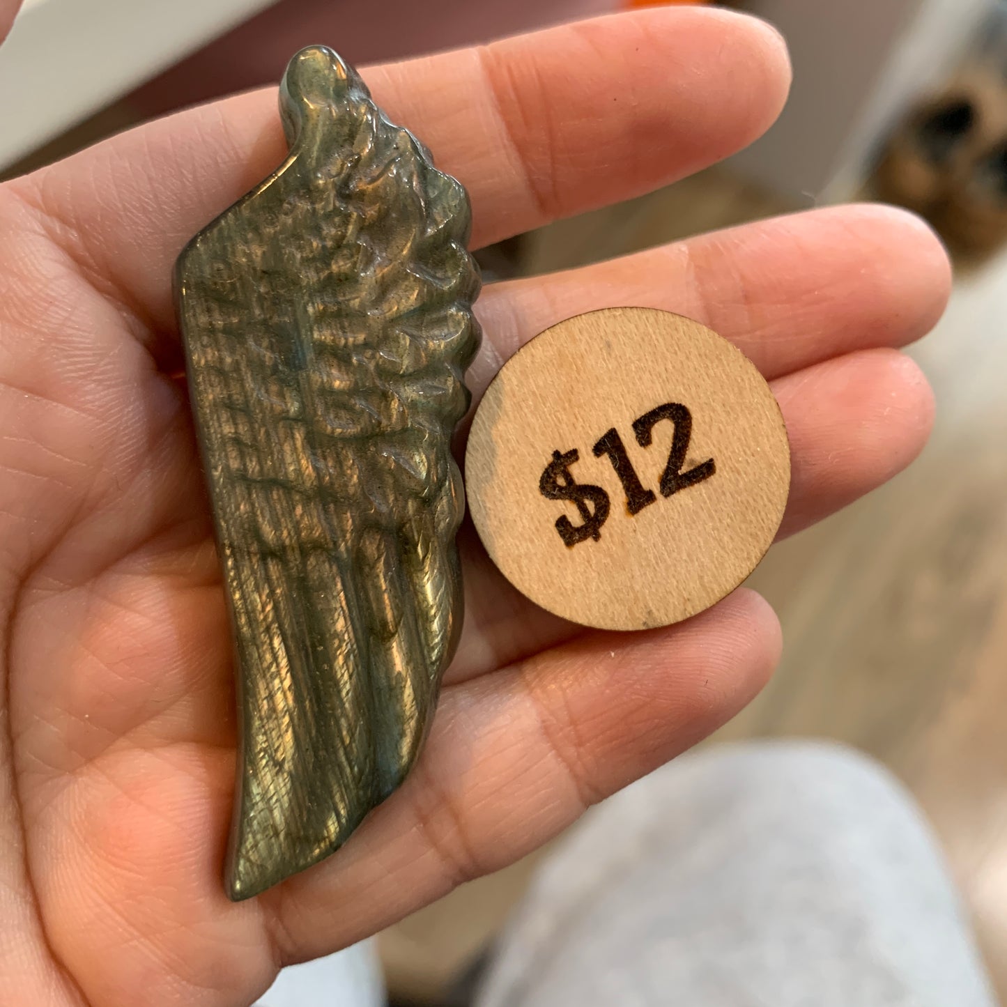 Labradorite Carving $12