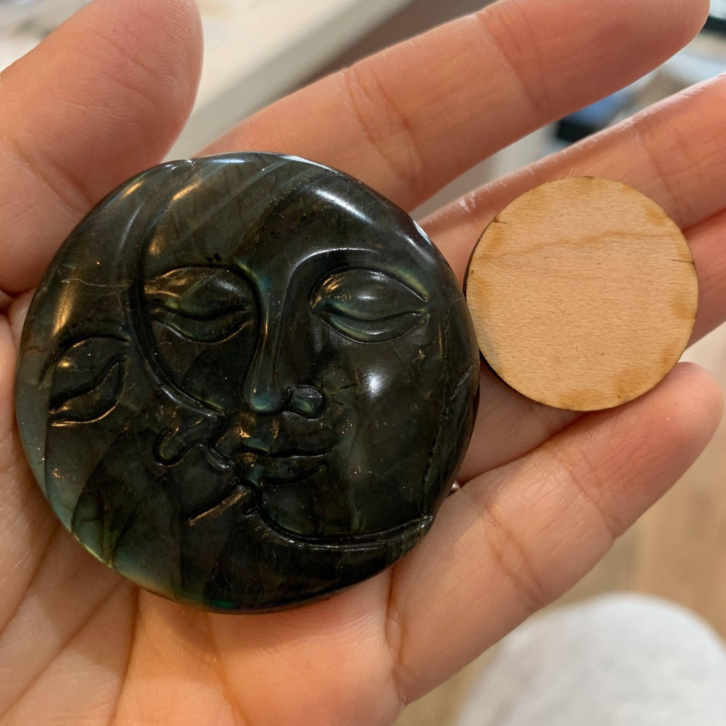 Labradorite Carving $14