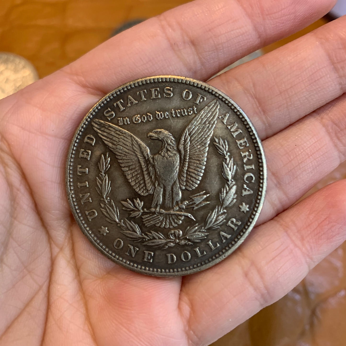 IN STOCK - Brass Coin $8