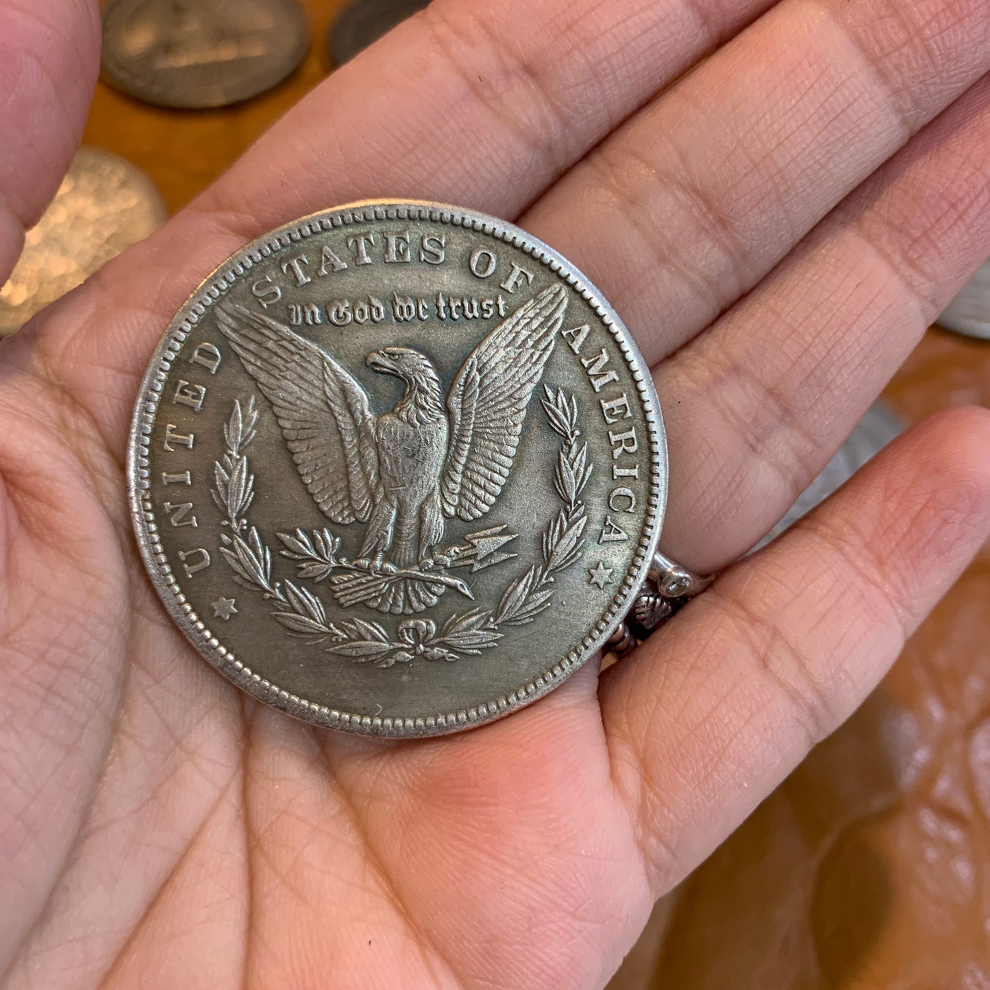 IN STOCK - Brass Coin $8