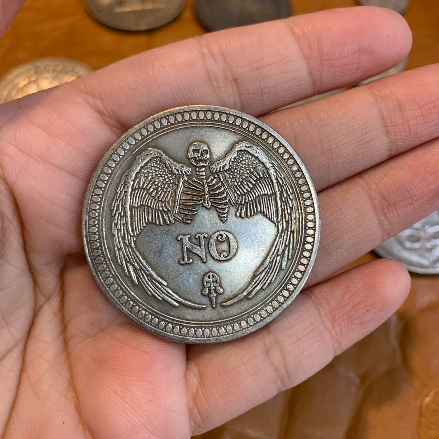 IN STOCK - Brass Coin $8