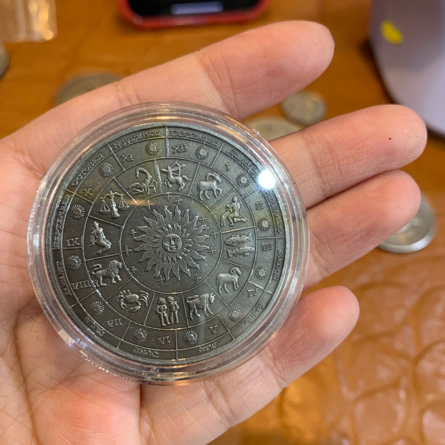 IN STOCK - Brass Coin $8