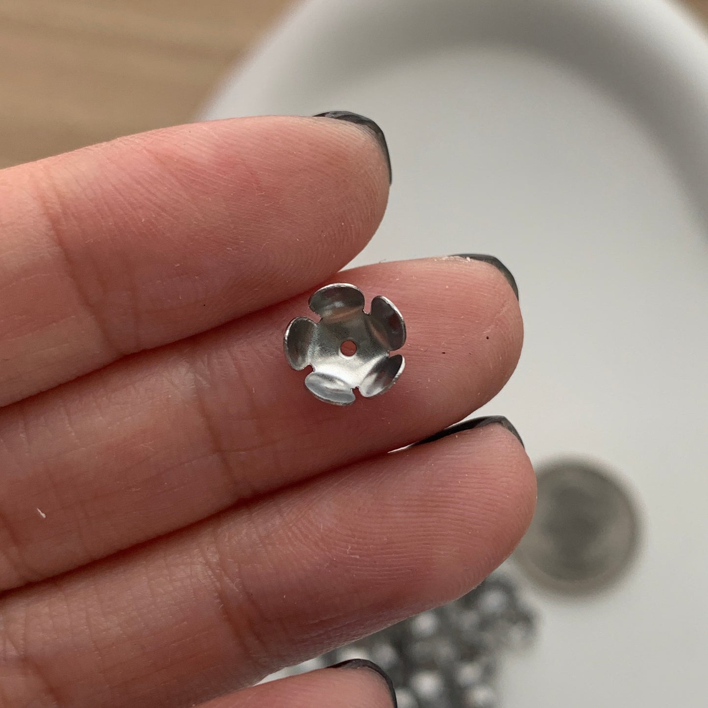 Bead Cap - Stainless
