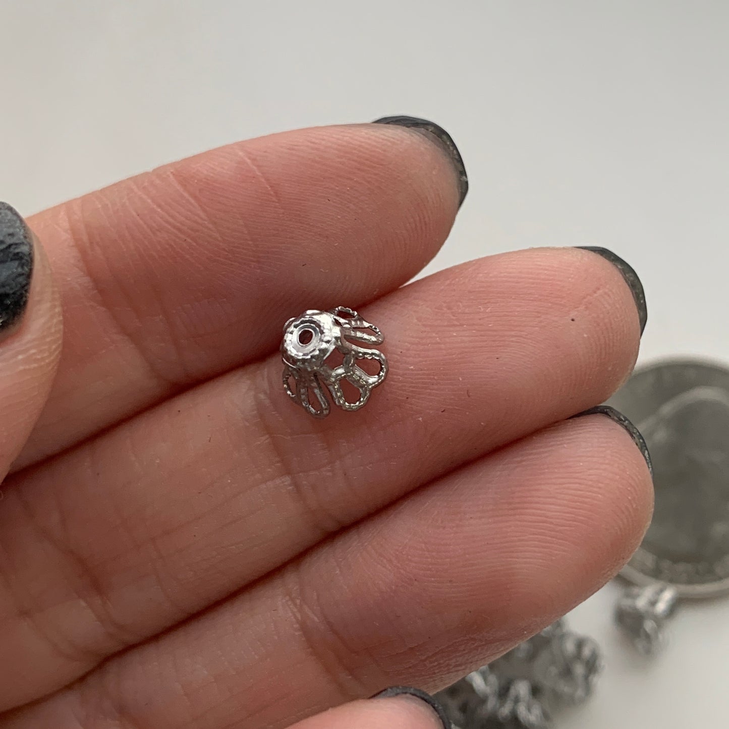 Bead Cap - Stainless