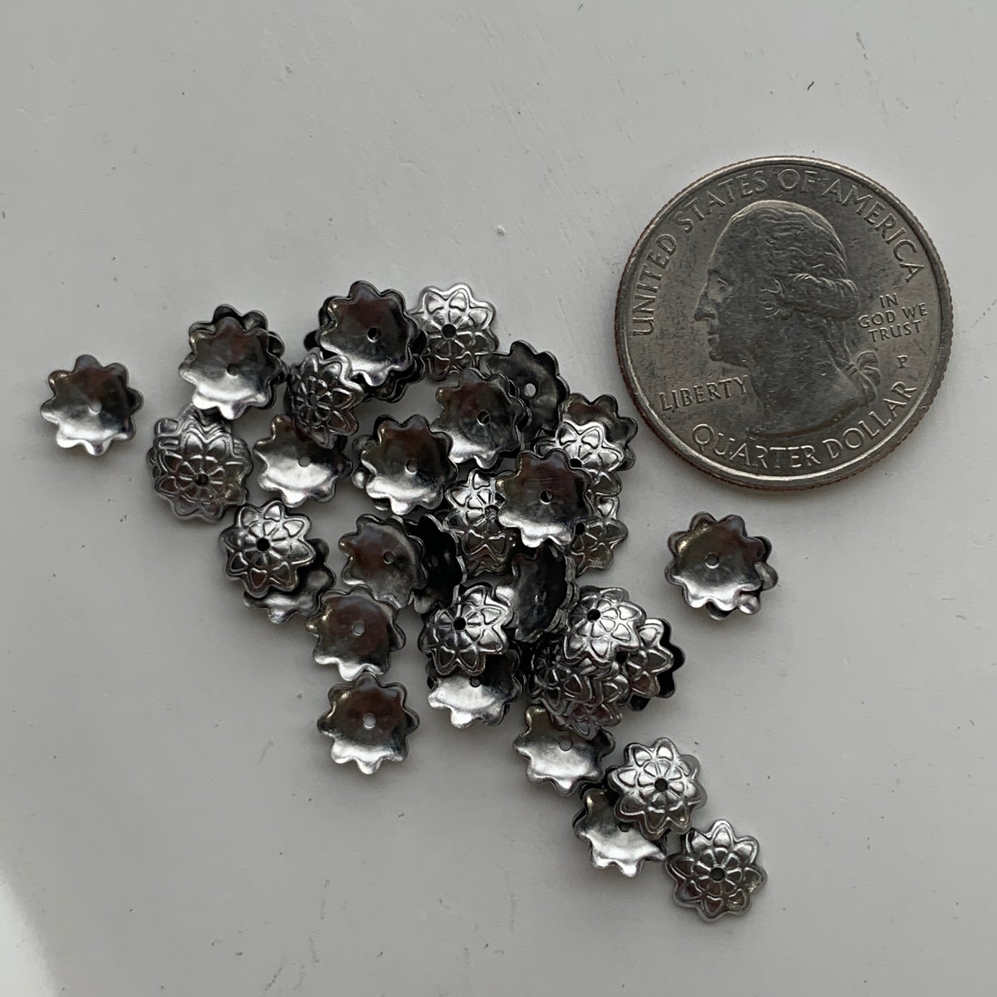 Bead Cap - Stainless